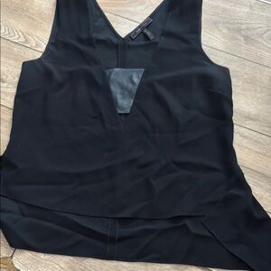 BCBGMaxAzria Black Sleeveless Top